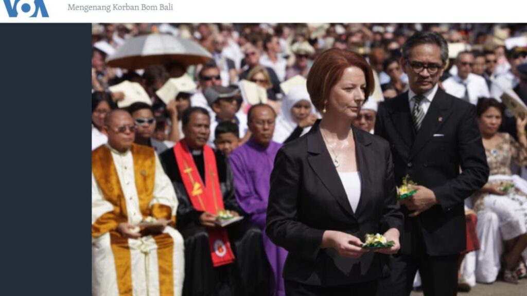 gwk bali bomb memorial julia gillard 2012